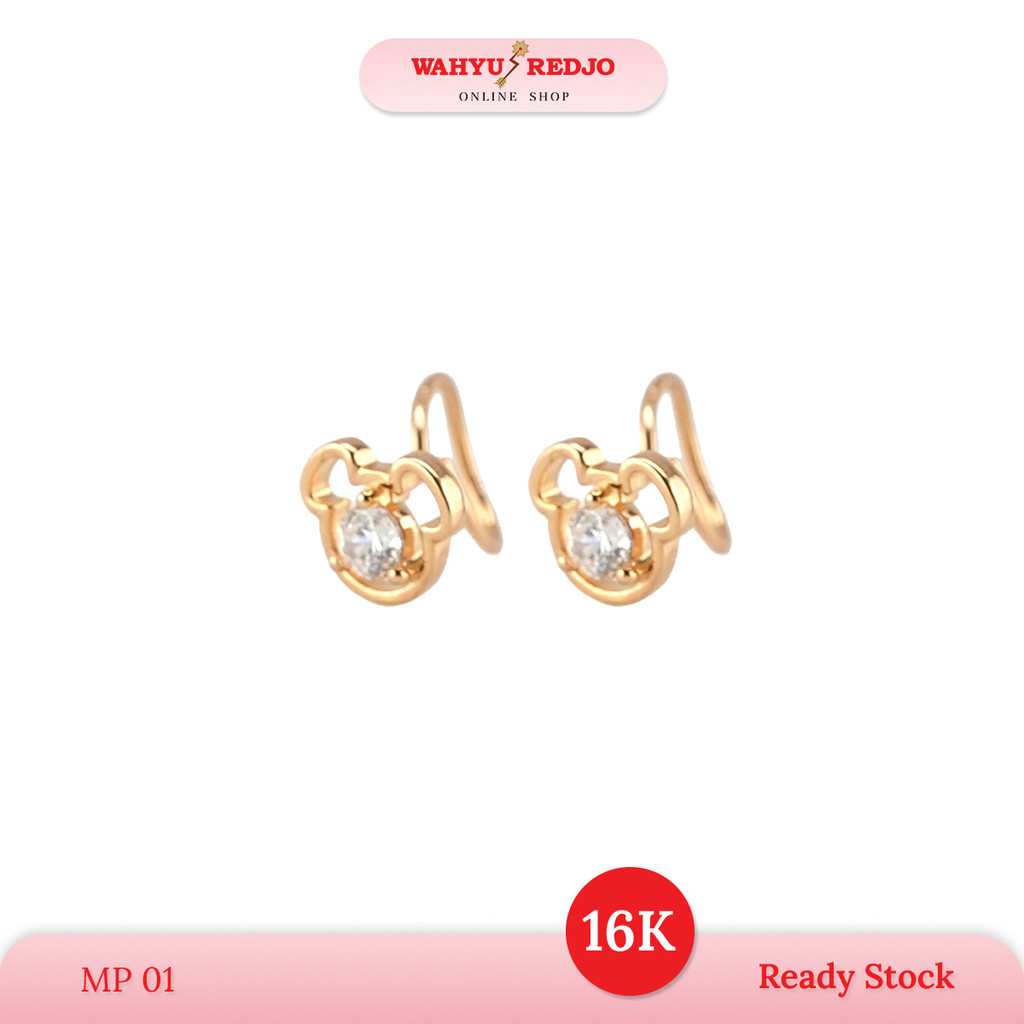 Anting-Anting Emas 16K Wahyu Redjo AN-16K-32251999 Non Pameran