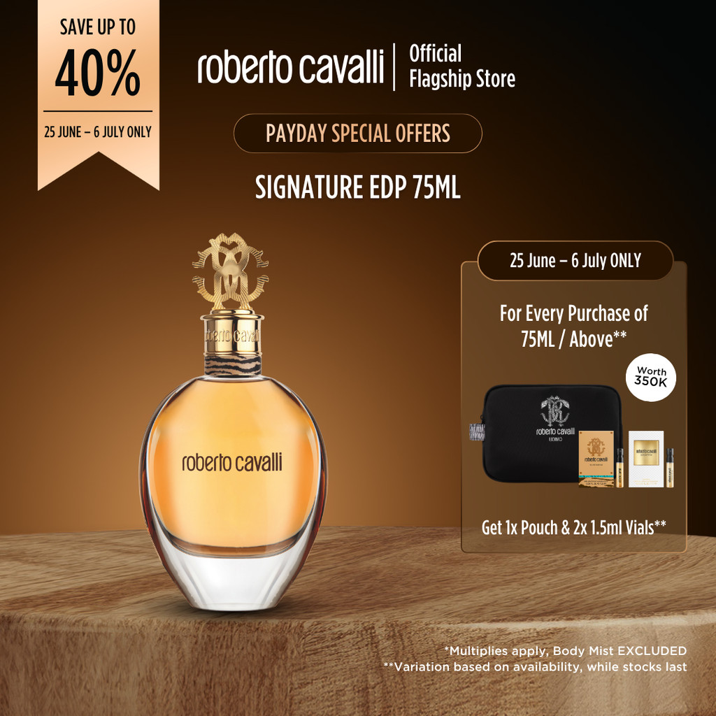 Roberto Cavalli Signature EDP 75ml - Parfum Wanita