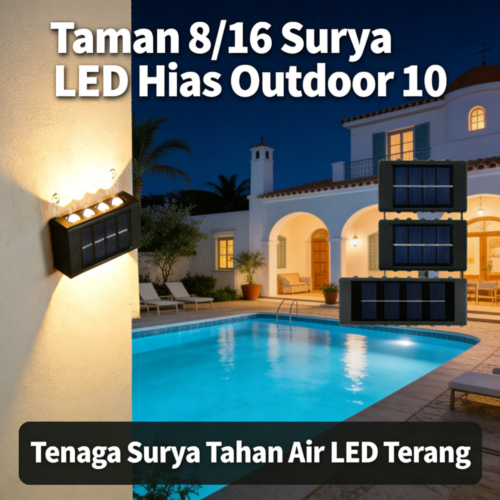 Hias Taman LED Surya Outdoor 16