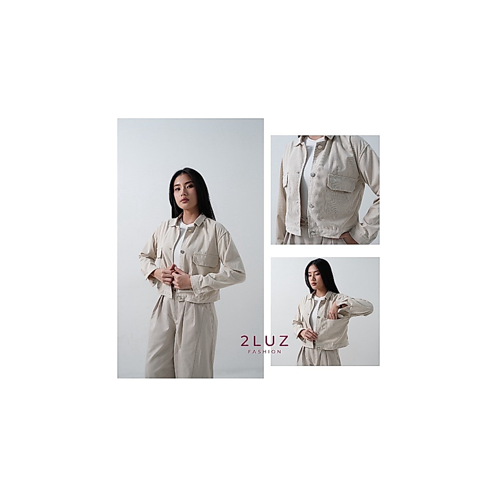 2LUZ - TANIA Corduroy Jacket - Atasan Corduroy Jacket Wanita