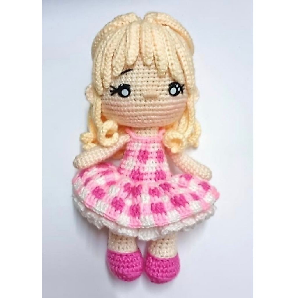 Barbie doll cute doll Crochet Pattern BISA PRINT/CETAK (HANYA POLA)
