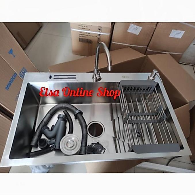 Paket Lengkap Kitchen Sink Jkm 8050 + Kran Pipa /Kitchen Sink 8050