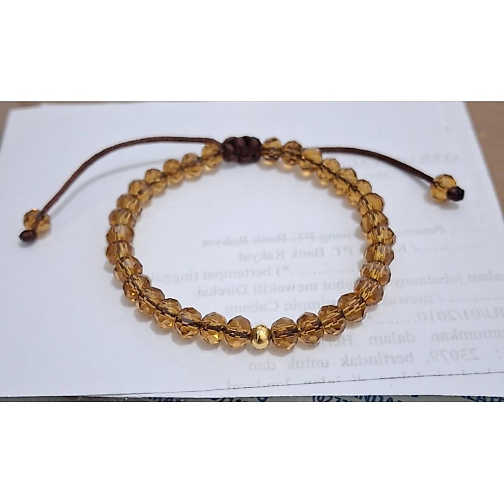 Gelang Ceko Cokelat Emas 0.1 gram Semar Jawa