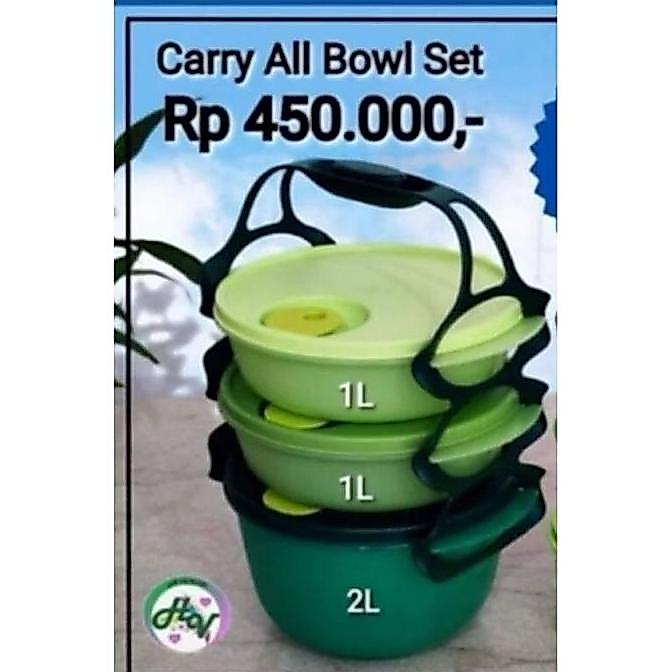 Promo Rantang Susun Tupperware Carry All Bowl Set