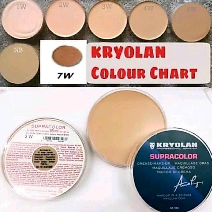 Kryolan Supracolor Foundation Besar 55ml Original BPOM / Cryolan Supra Crayolan Longlasting