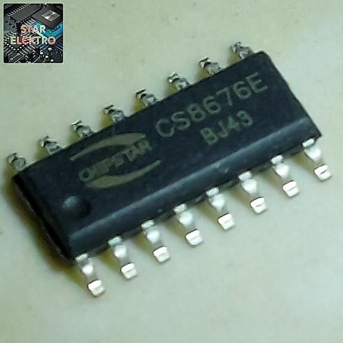 CS8676E SOP-16 SMD CS8676 CS 8676E IC CLASS D AUDIO AMPLIFIER 2X20W SE27