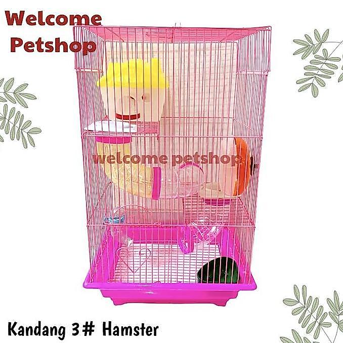 Kandang Hamster 3# / Rumah Hamster / Kandang Hamster Tiga Tingkat