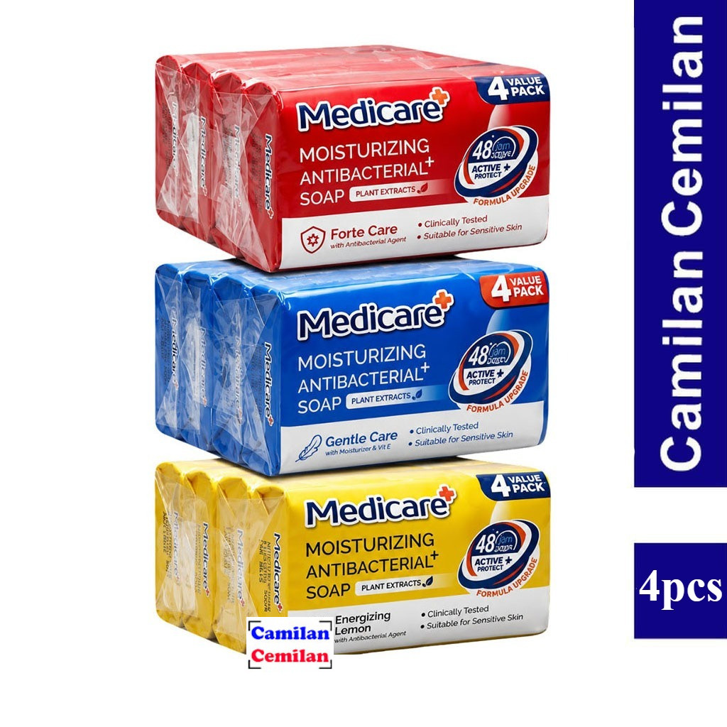 Medicare Sabun Mandi Batang Banded isi 4 pcs x 60 gr