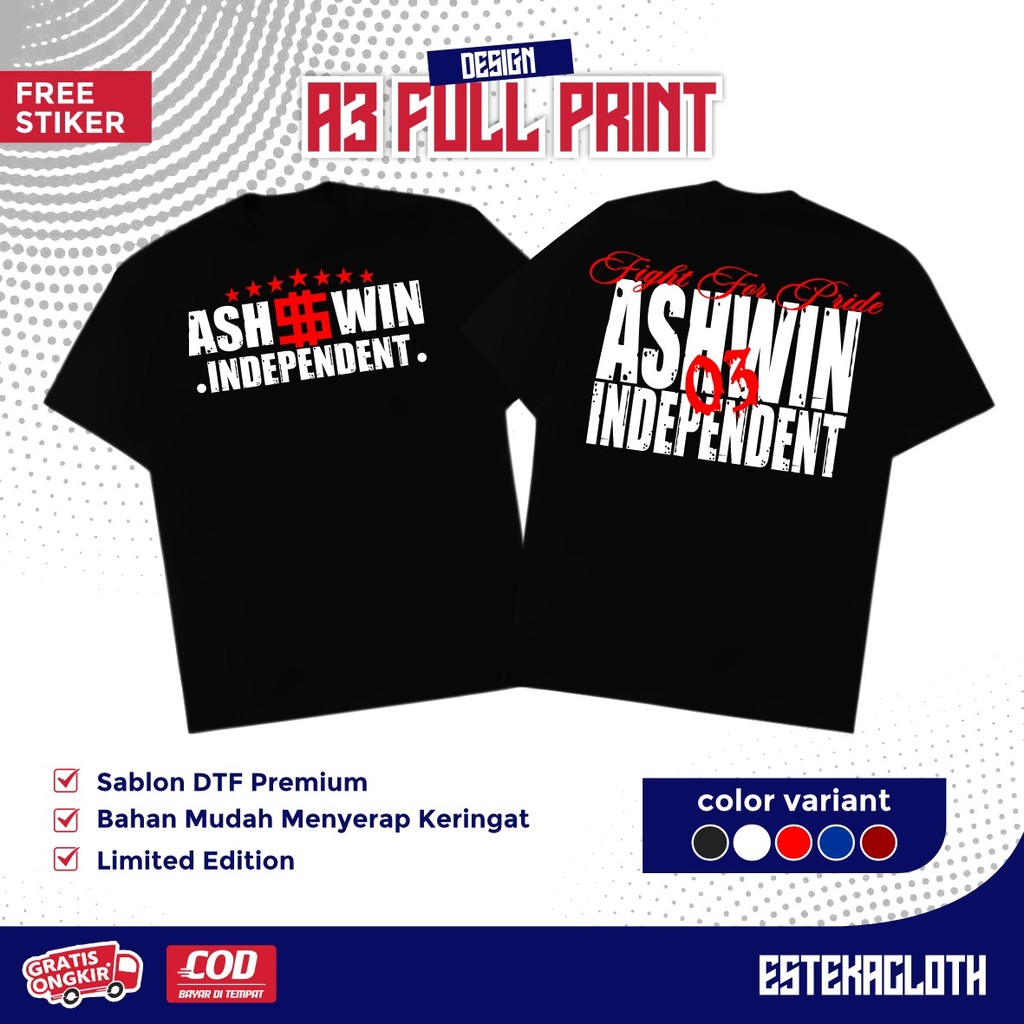 KAOS PSHW ASHWIN INDEPENDENT - KAOS PSHW TERBARU - KAOS SH WINONGO - KAOS PSHW SIMPEL - KAOS PERSAUD