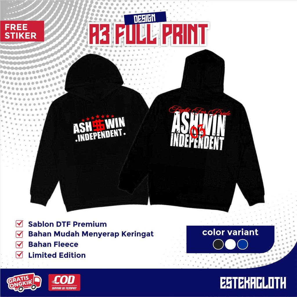 HOODIE PSHW ASHWIN INDEPENDENT - JAKET PSHW TERBARU - JAKET SH WINONGO - JAKET HOODIE PSHW SIMPEL - 