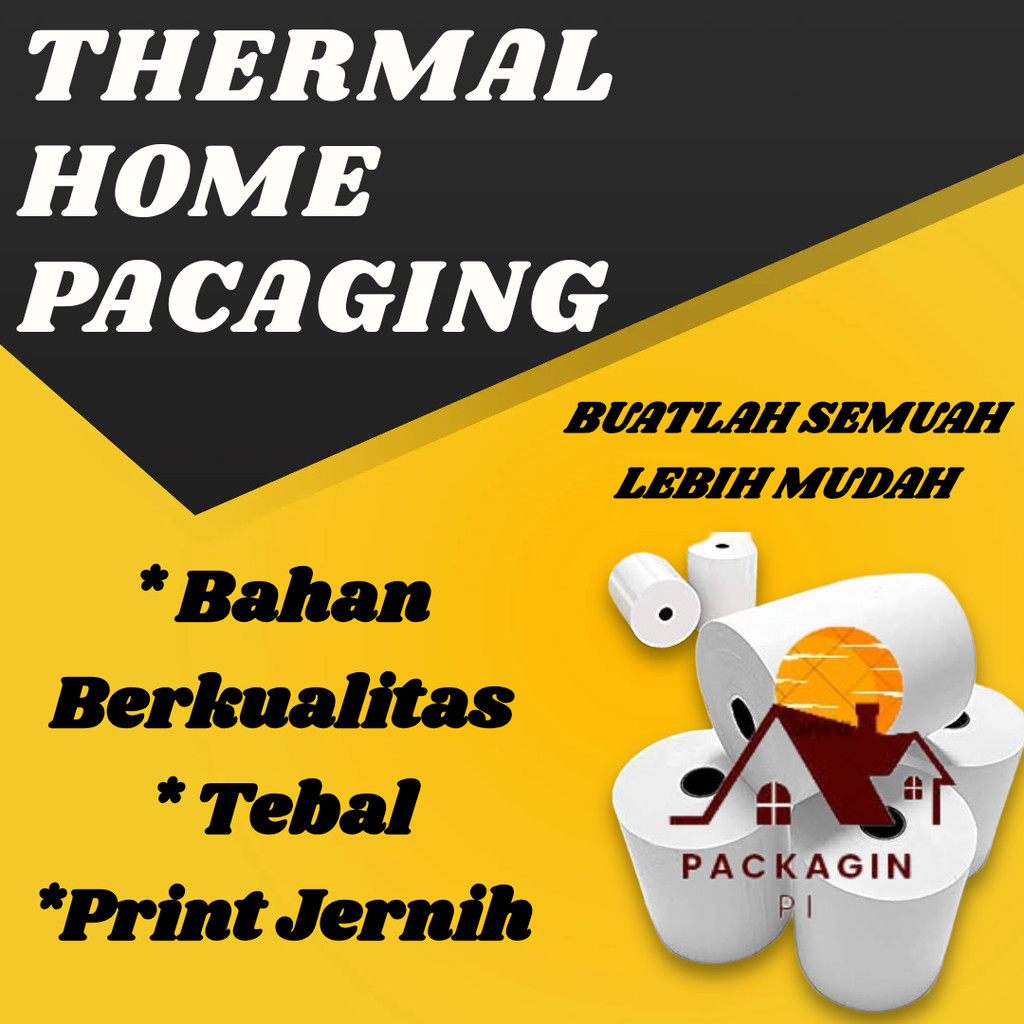 

TERMURAH - Thermal Stiker Label Roll Ukuran 100 x 100 mm isi 500 / Kertas Thermal 100x100