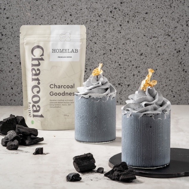

JAMIN MURAH !!!Bubuk Minuman CHARCOAL LATTE - Premium Drink Powder 200g(BISA LANGSUNG ORDER)