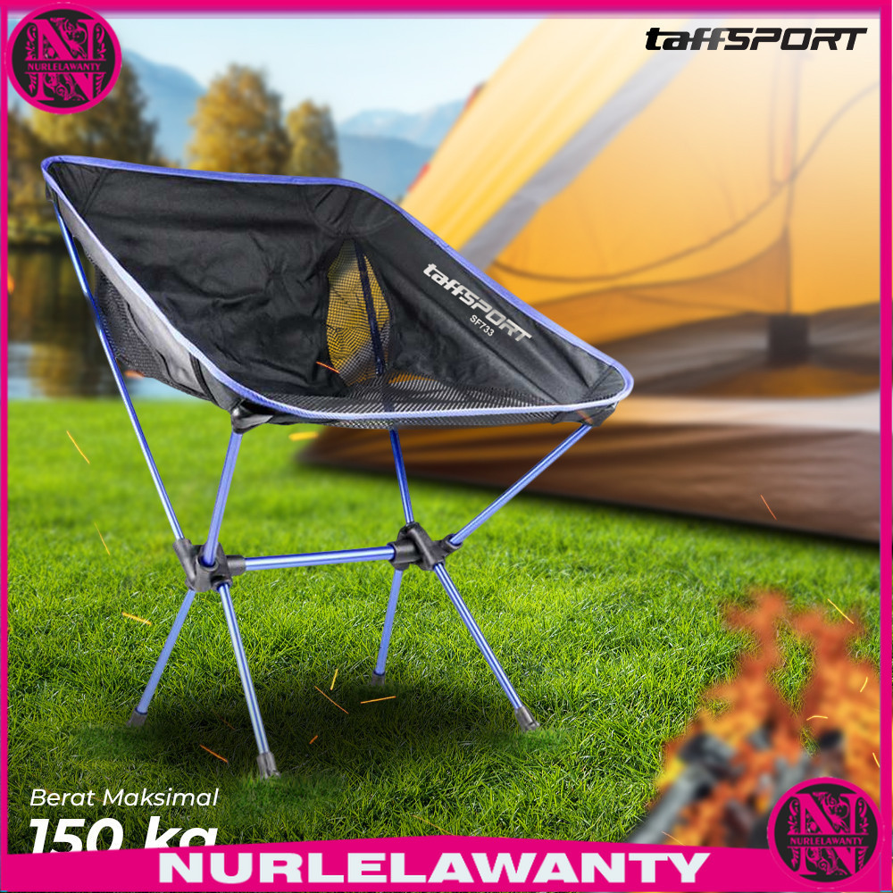 - TaffSPORT Kursi Lipat Memancing Folding Fishing Chair - SF733 -