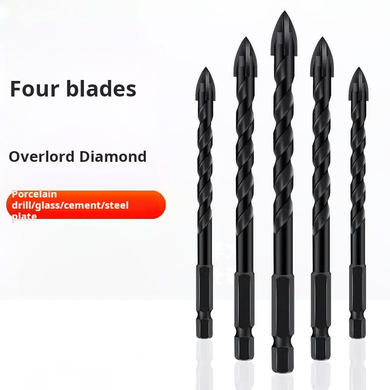 

Juego de brocas hexagonales cruzadas para hormigón, porcelana, azulejo, vidrio, Metal, Kit de brocas multifunción profesionales,