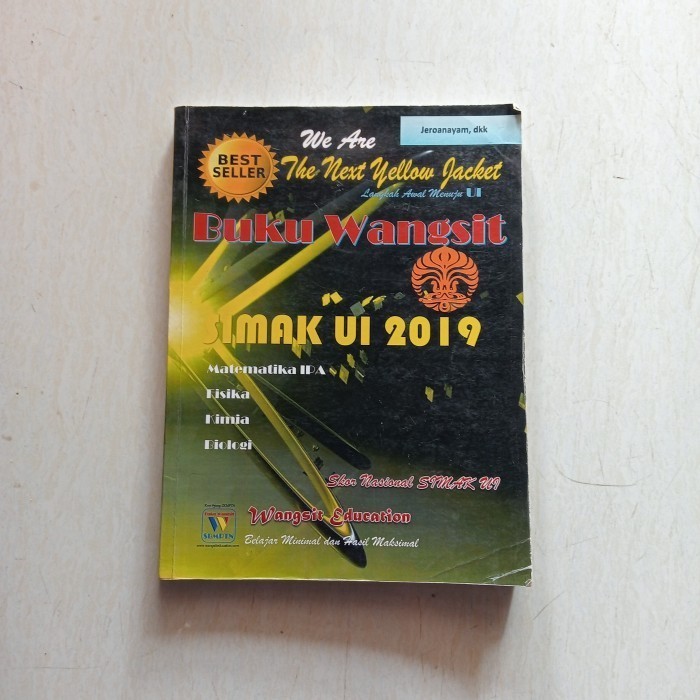 Bestseller Buku WANGSIT SIMAK UI IPA  2019 Original Bekas