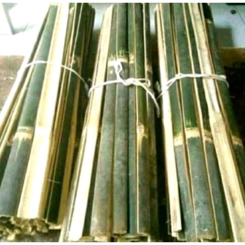 ...Bambu bilah tanaman . pagar minimalis rumah 10 batang tinggi  120 cm