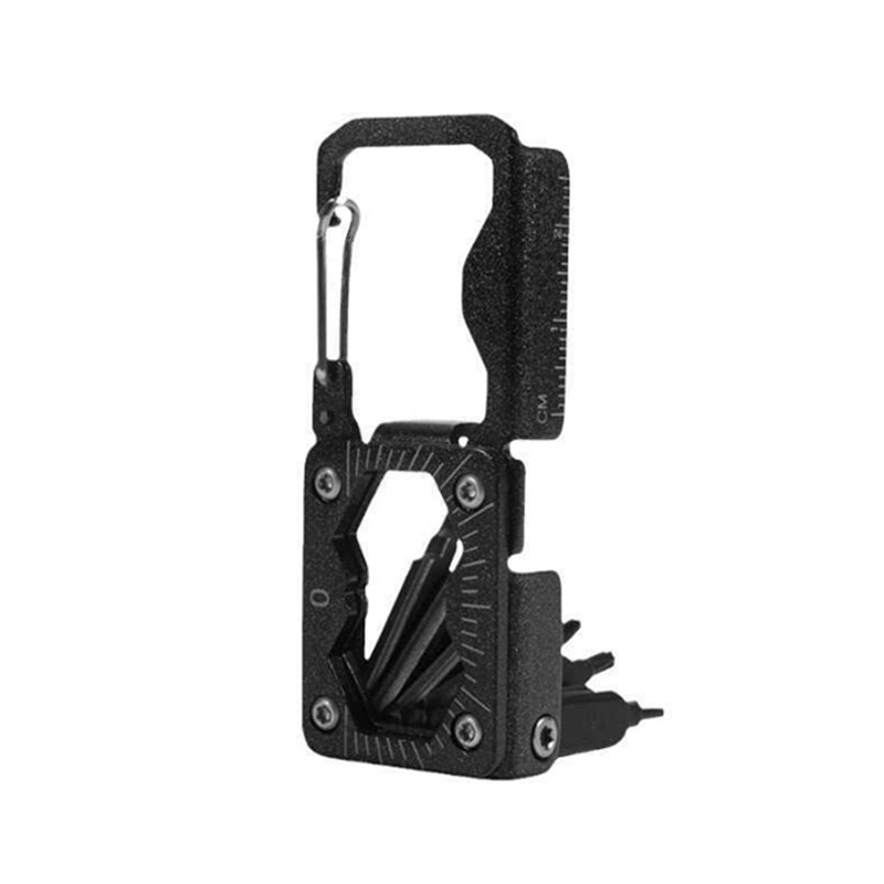 

B08B-Outdoor Portable Screwdriver Set With Vehicle Maintenance Tools Multi-Function Folding Tool Measuring Device Measuring