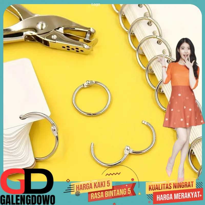 

OBOS Ring Buka Tutup Buku Binder Menu Gantungan Kunci 50 PCS - OBS-8