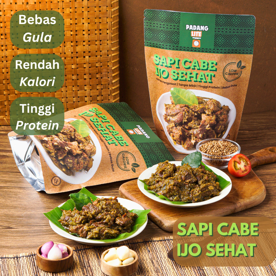 

Makanan Diet Sapi Cabe Hijau Siap Saji 250gr Padang Lite Makanan Instant Bebas Gula Rendah Kalori