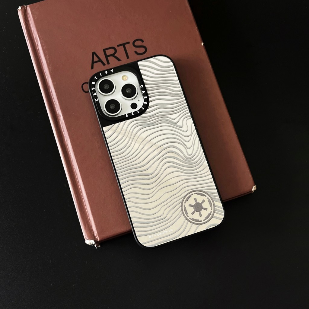 Casetif Cool Star Wars Mandalorians Fashion Mirror Case for IPhone 12 13 Mini 11 12 13 14 15 16 Pro 