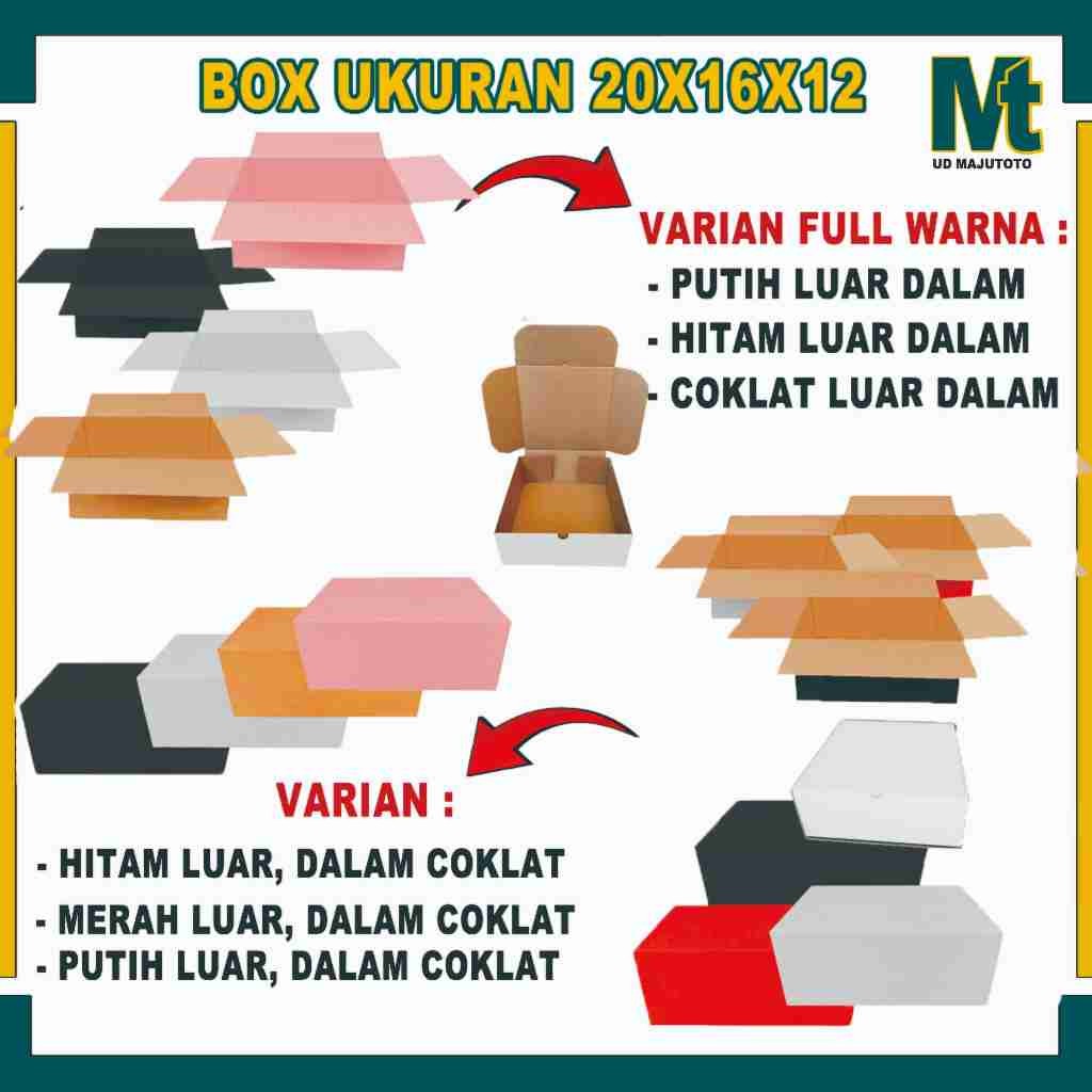 

Box 20x16x12 Cm / Box Packing A1 / Karton Polos