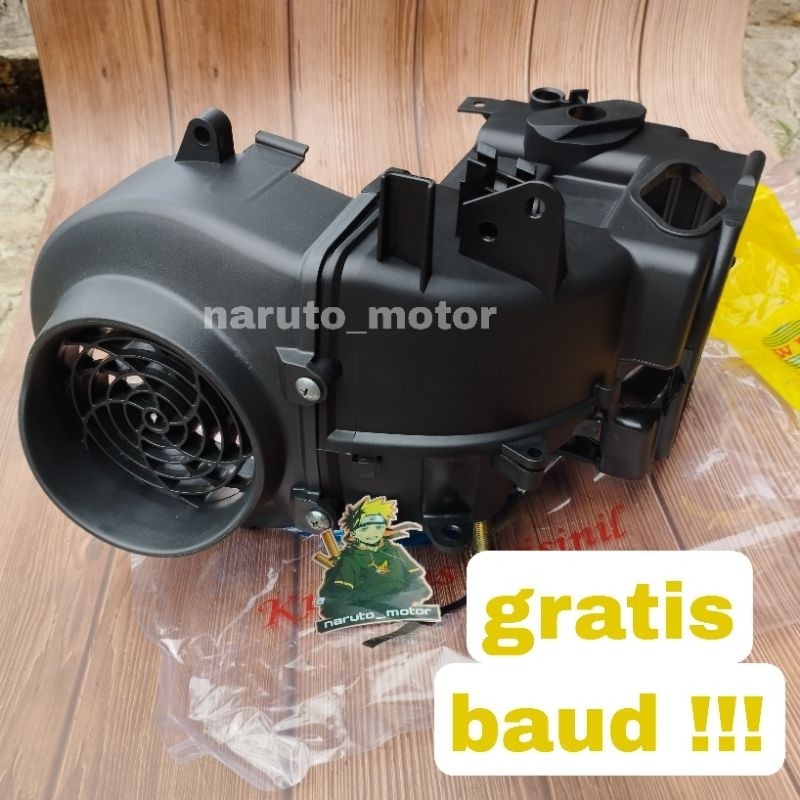 cover mesin beat fi scoopy fi starter kasar shroud inlet exhaust atas bawah