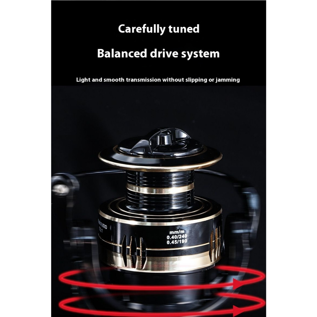 TERBARU DAIDO Reel Pancing Spinning Series MG1000 - MG7000 Gear Ratio 5.2:1 Premium Standard Rell