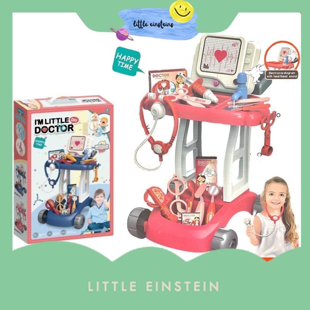 Little Einstein Mainan Anak I'M LITTLE DIY DOCTOR TDC-007 Mainan Dokter Dokteran Perlengkapan Dokter