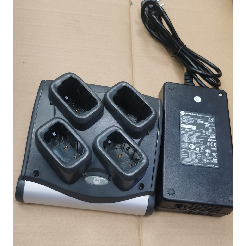 SCA9000-4000R Charger for MC9200 MC92N0 MC9190 MC9090 MC9000 4 batteries Charging