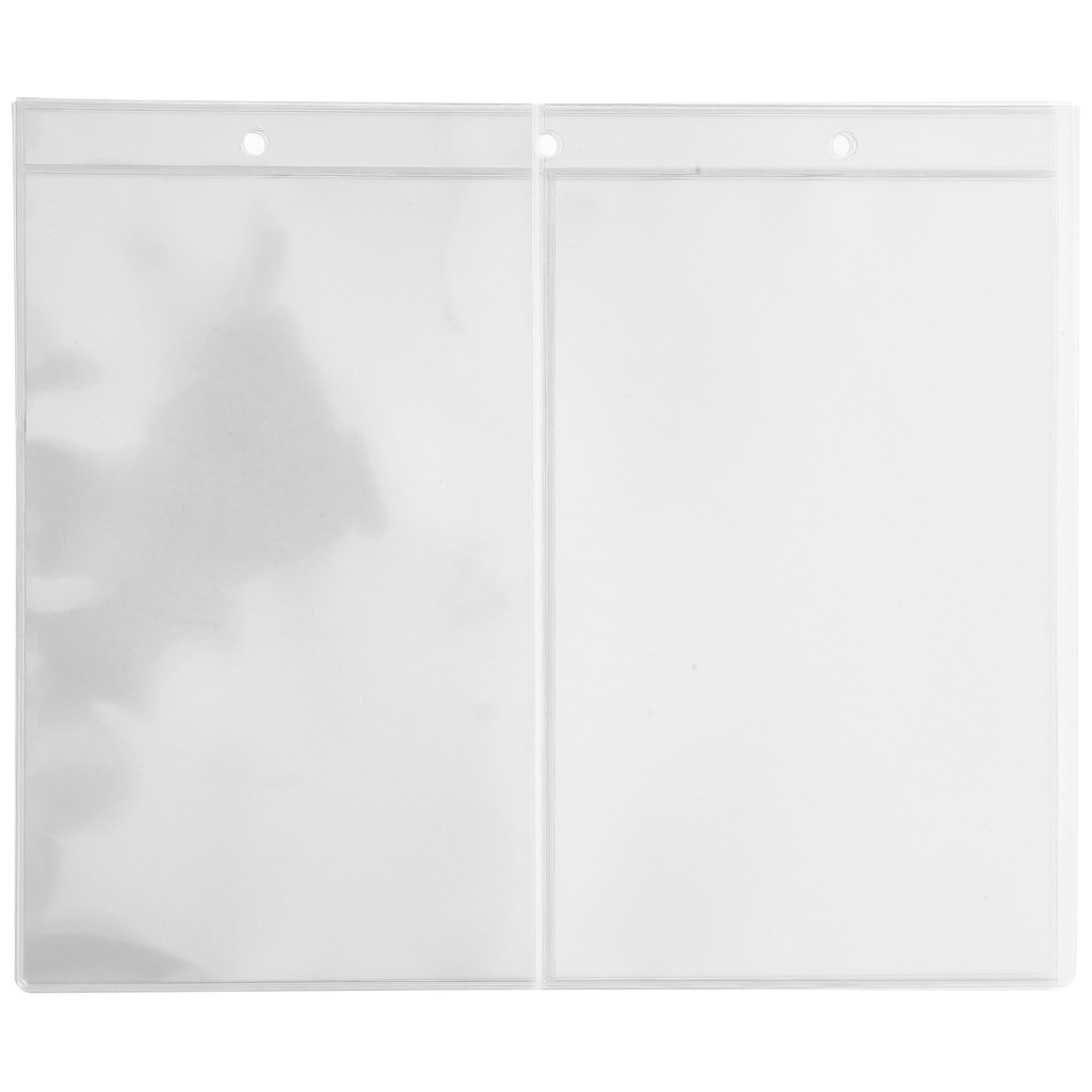 

Pcs Banknote Book Clear PVC Pages Storage Display Holders Collectors Protective Bags Portable Money