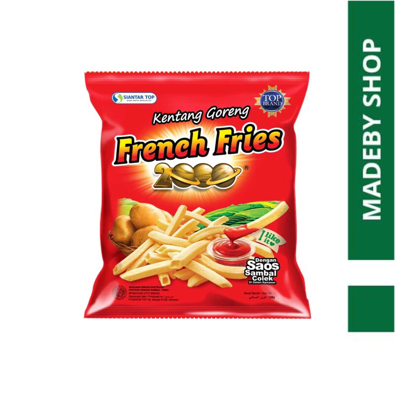 

SNACK KENTANG FRENCH FRIES 2000 138 GR