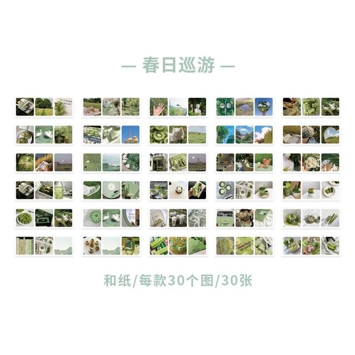 

Aesthetic Buku Sticker Pack Stiker Scrapbook Planner Isi 90 Pattern - NATURE