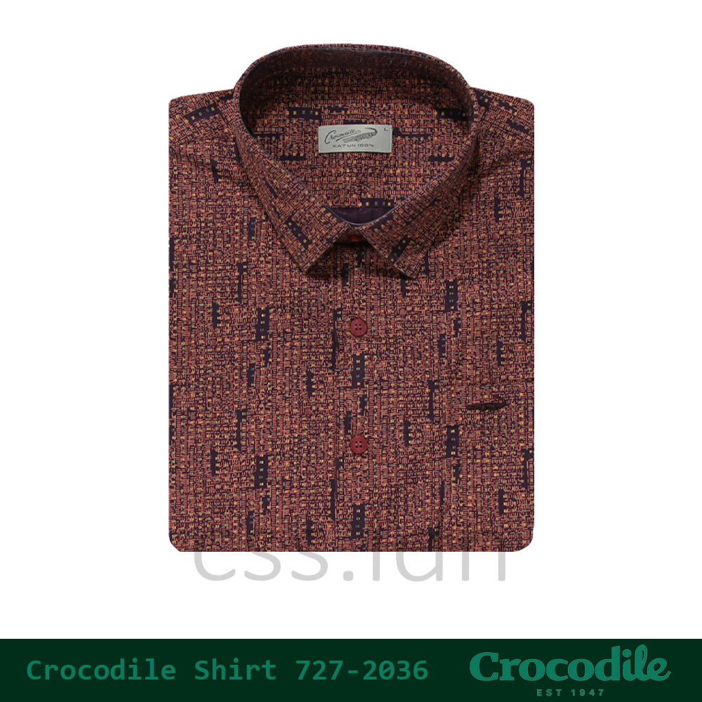 Kemeja Pria Lengan Pendek Crocodile 727-2036