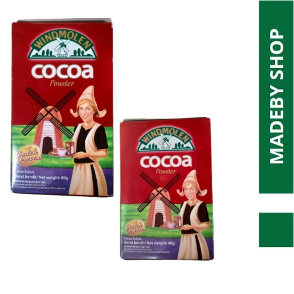 

BUBUK COKLAT WINDMOLEN COCOA POWDER 40 GR & 80 GR