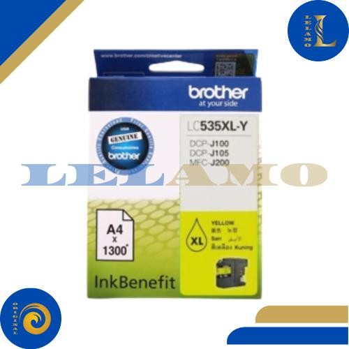 Tinta Brother LC 535XL Yellow for DCP - J100 | DCP - J105 | MFC - J200