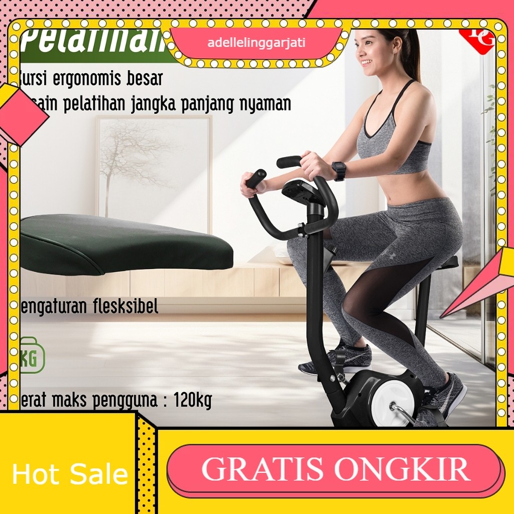 Sport Sepeda Statis Lipat Portable Gym Spinning Bike Alat Olahraga Gym Rumahan