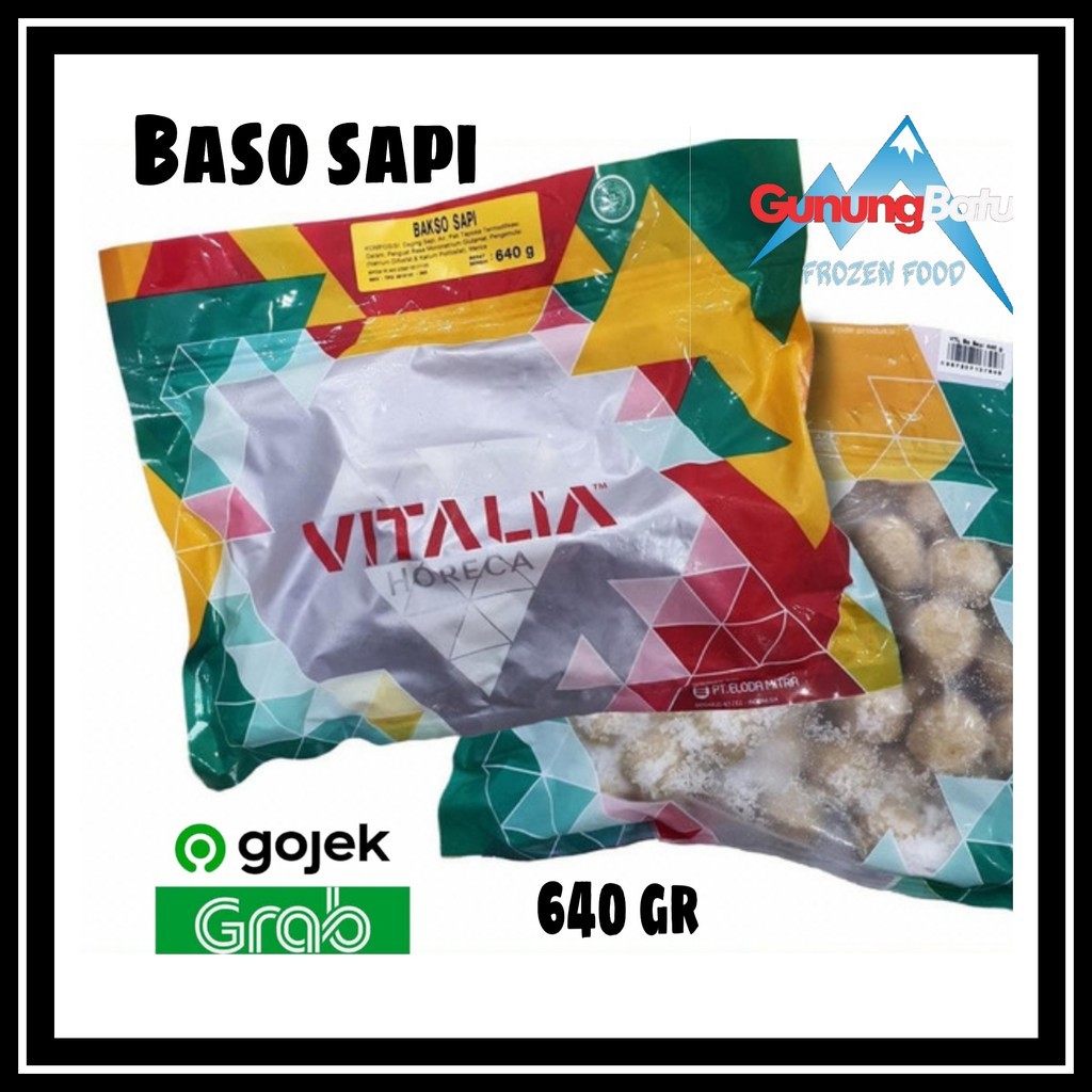 

BERNARDI VITALIA BAKSO SAPI 640GR