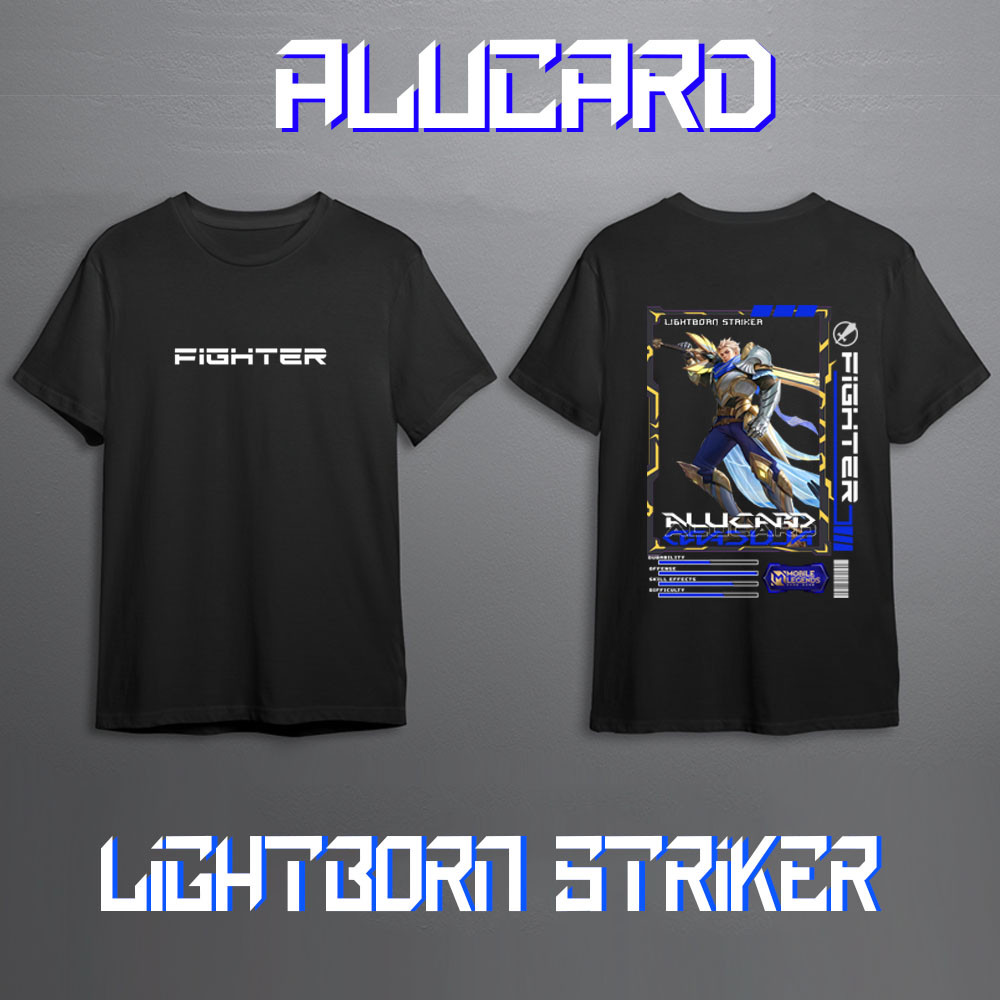 KAOS HERO MOBILE LEGEND ALUCARD FIGHTER SKIN KEREN//KAOS ML//KAOS MOBILE LEGEND//KAOS ALUCARD MLBB//