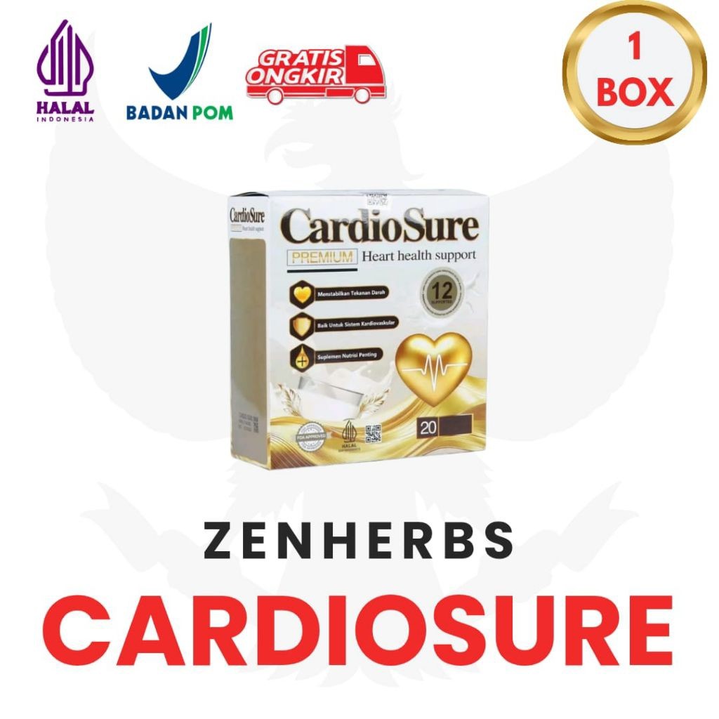 

CARDIOSURE 1 Box Milk Susu Premium Asli Mengobati Hipertensi Jantung, Strok, Kolesterol, Asam Urat