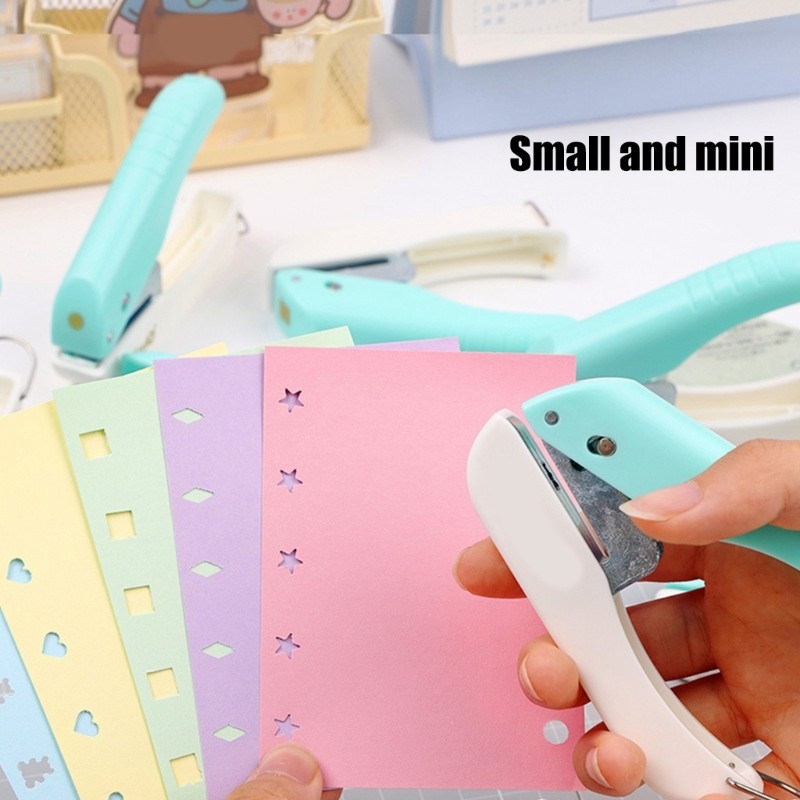 

YXDV POLER POLER POERTER Kertas Puncher Single Hole Puncher untuk Kids Ractroom Aktivitas