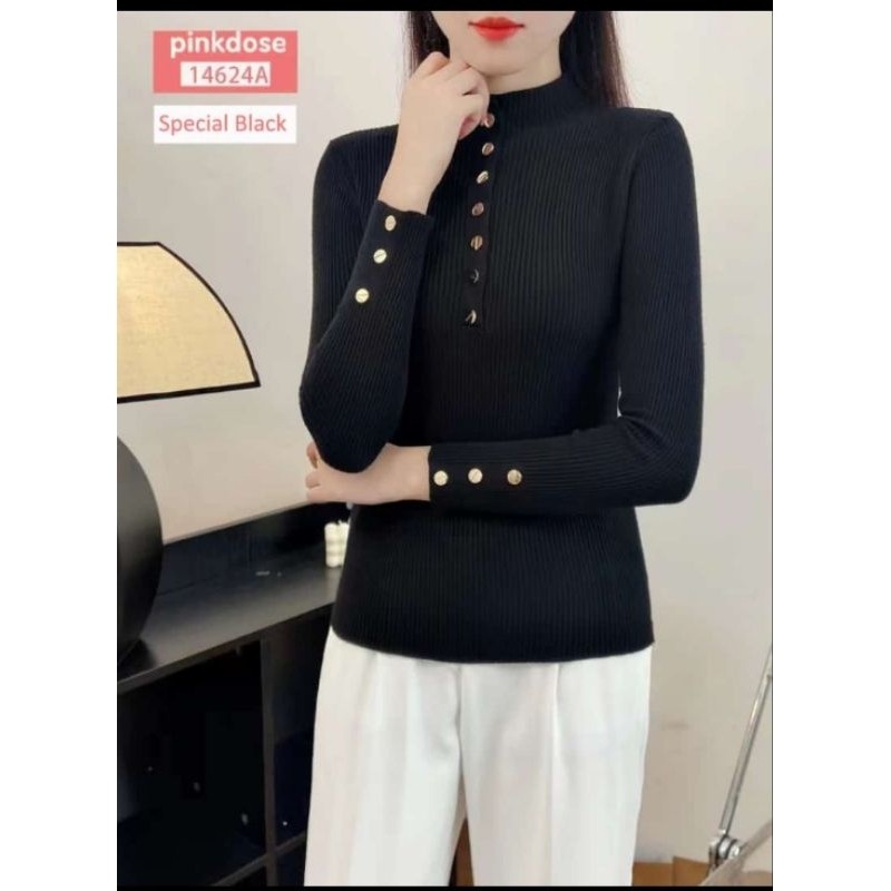 SAXCSHOP PINKDOSE MANSET INARA BUSUI / ATASAN RAJUT INARA