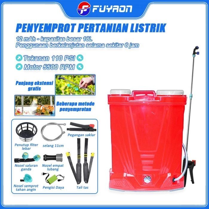 Semprot hama SPRAYER ELEKTRIK 18 LITER KNAPSACK 2in1 ALAT SEMPROT HAMA ALAT SEMPROT HAMA PESTISIDA E