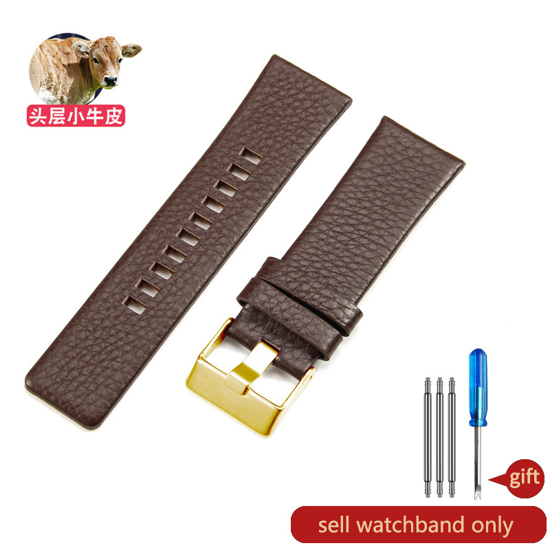 Cow Leather Watch Strap for esel Dz4323 1657 4318 DZ7312 DZ7257 Watchband 24 26 28 30mm Watch Bracel