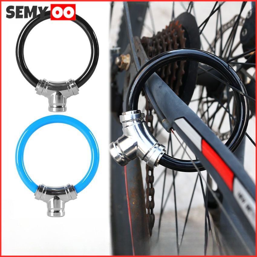 SEMYOO Kunci Cincin Sepeda Anti Maling Kunci Rantai Sepeda Tahan Air Kunci Sepeda Gunung Anti Geser 