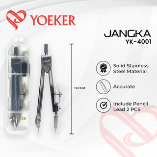 

Jangka Mathematical Set 4001 Yoeker - 1 PCS
