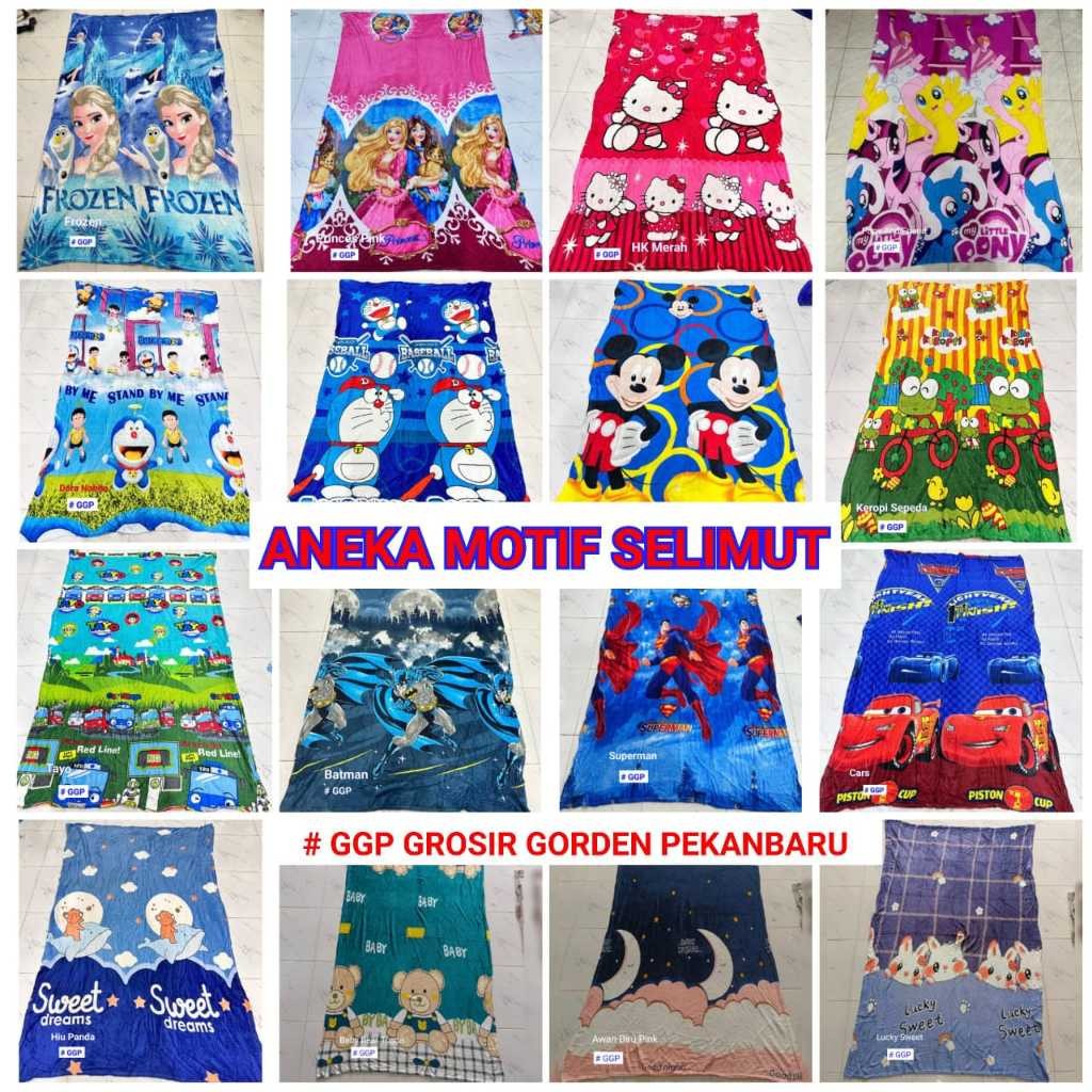 Pekanbaru Tgl 1 September 2025 - Selimut / Selimut Dewasa - Selimut karakter -Selimut Bunga-Selimut 