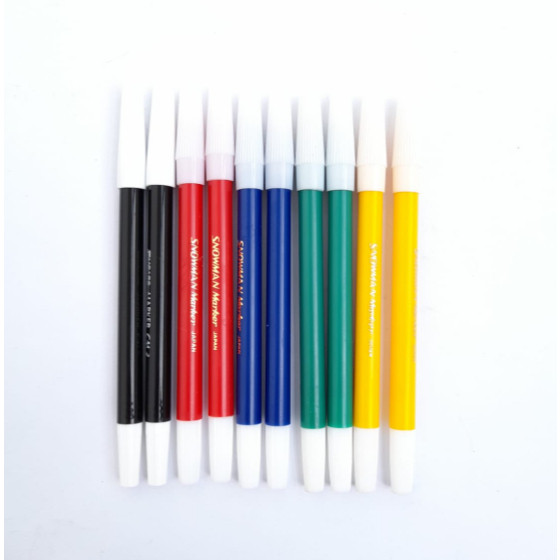 Spidol SNOWMAN Kecil Marker Warna 1 Set 2 Pcs
