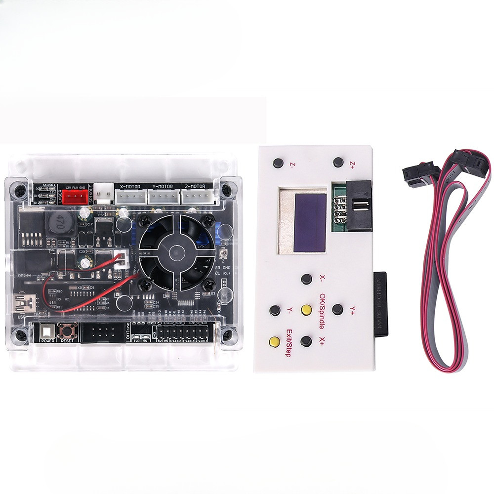 Upgraded 3 Axis Offline Controller Board GRBL USB Port CNC Engraving Machine Control Board For 1610,