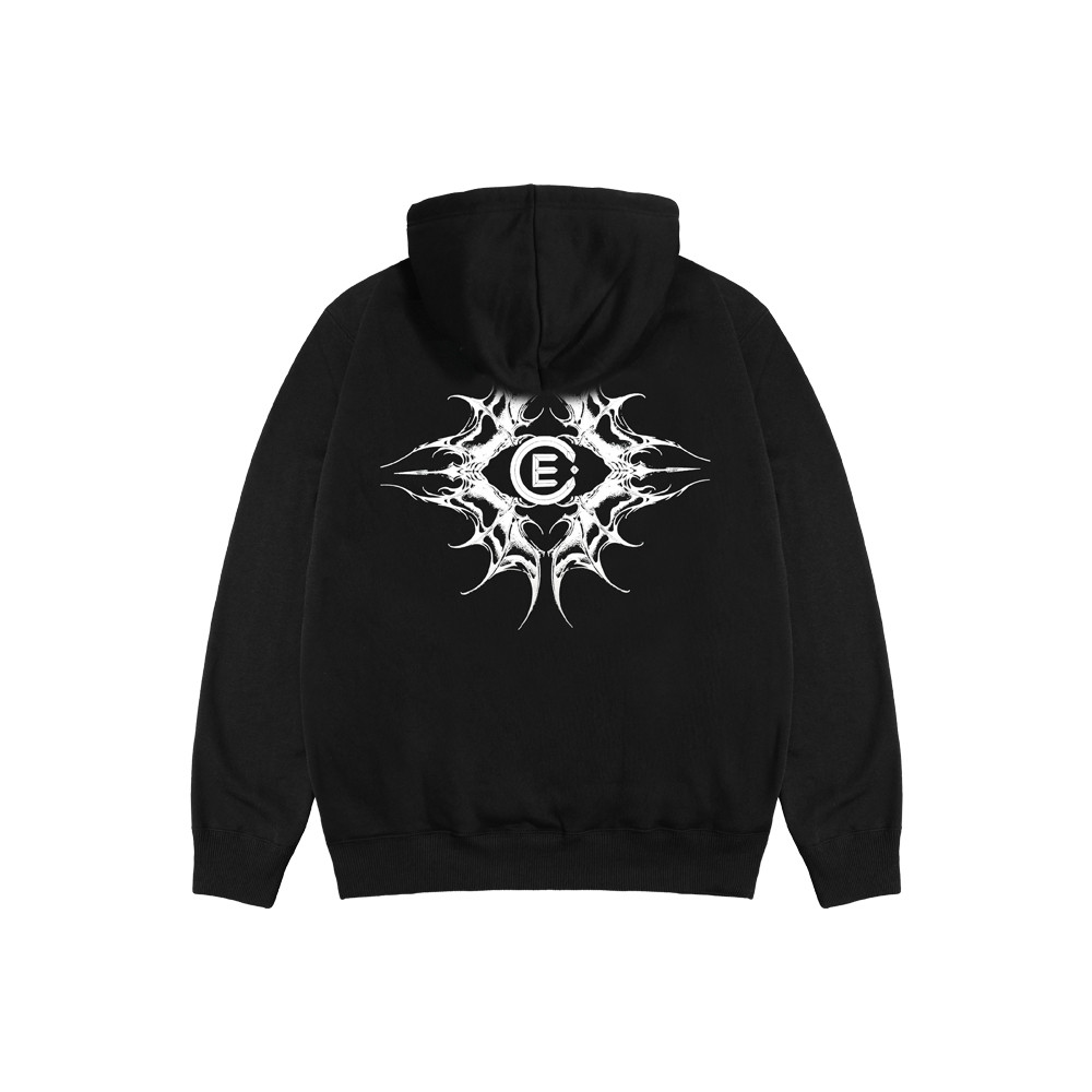 EVIL HOODIE ZIPPER - GORDON H25 BLACK