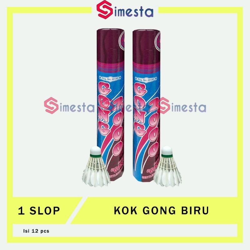 Shuttlecock badminton Shuttle Cock Gong2000 Kok Gong 2000 biru